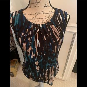 Calvin Klein Multicolored sleeveless blouse